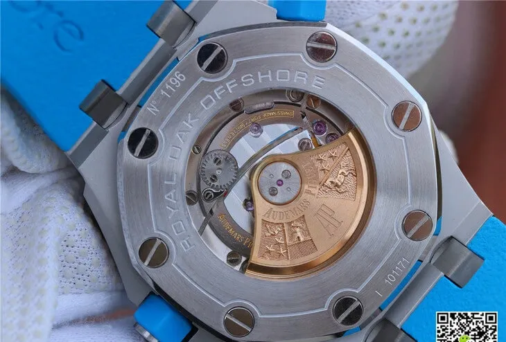 Audemars Piguet Royal Oak Offshore Diver 15710ST.OO.A032CA.01 JF Factory 1:1 Best Edition Replica Watch Blue Strap